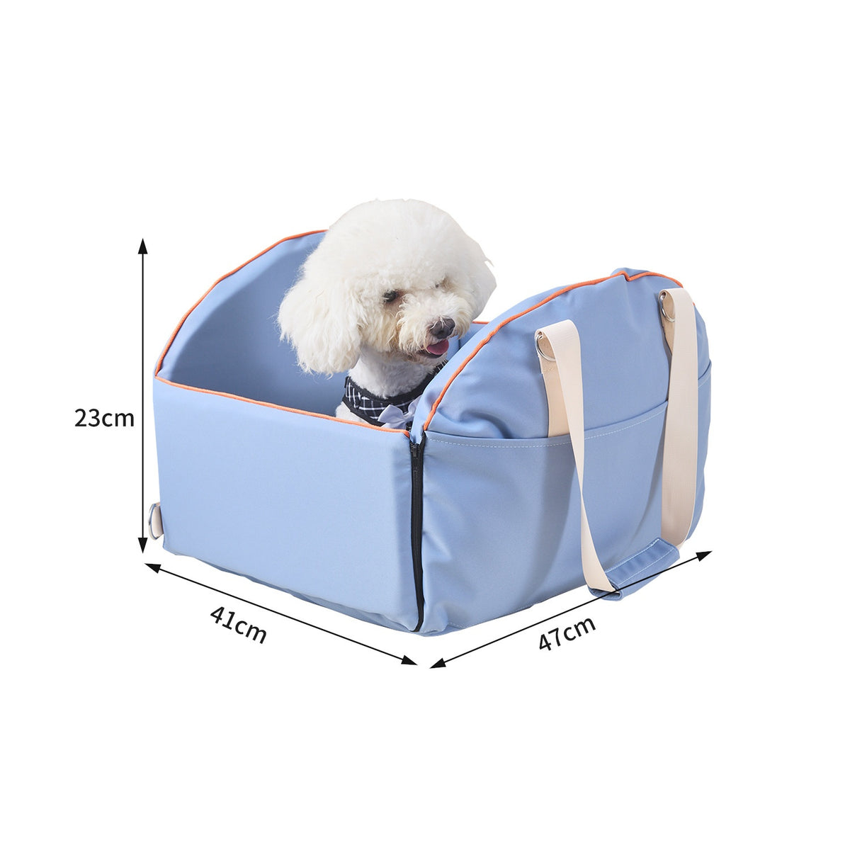Large-Capacity Car Console Dog Carrier Bag in Multiple Colors