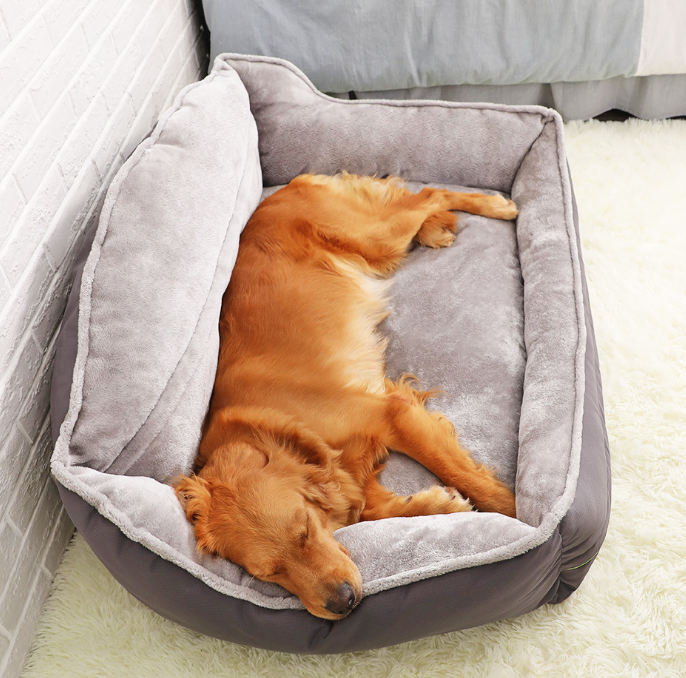 Dog Sofa Bed in Grey