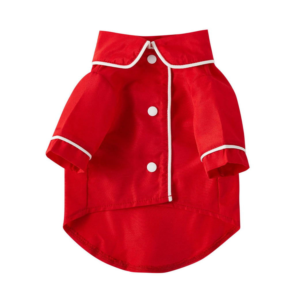 Cozy Dog Pajamas in Red, Black, Yellow, Blue, and Wine Red