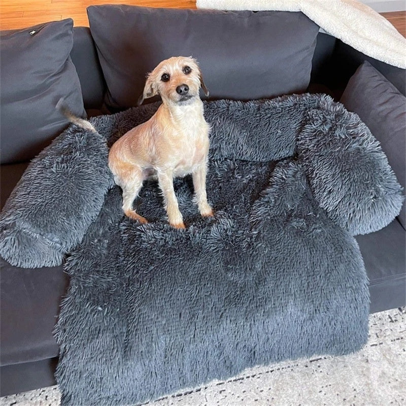Dog Bed in Light Grey and Grey
