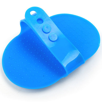 Soft Silicone Dog Bath Brush in Multiple Colors