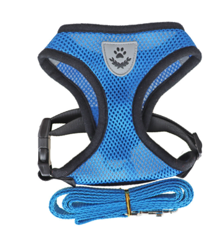 Step-In Dog Harness and Leash Set