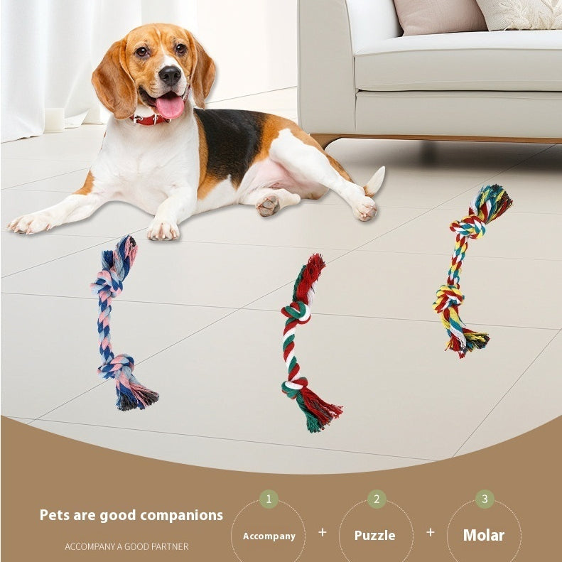 Double Knot Cotton Rope Toy for Dogs