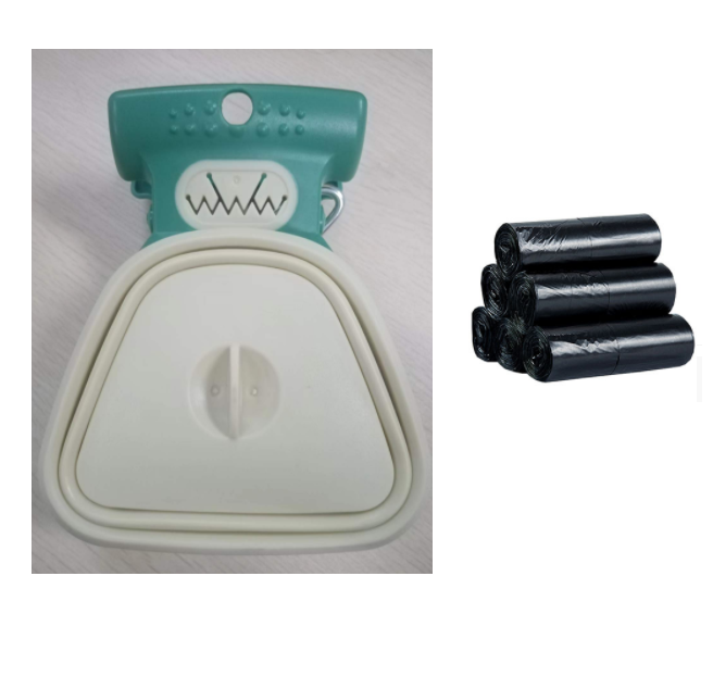 Poop Bag Dispenser with Spoon Tool