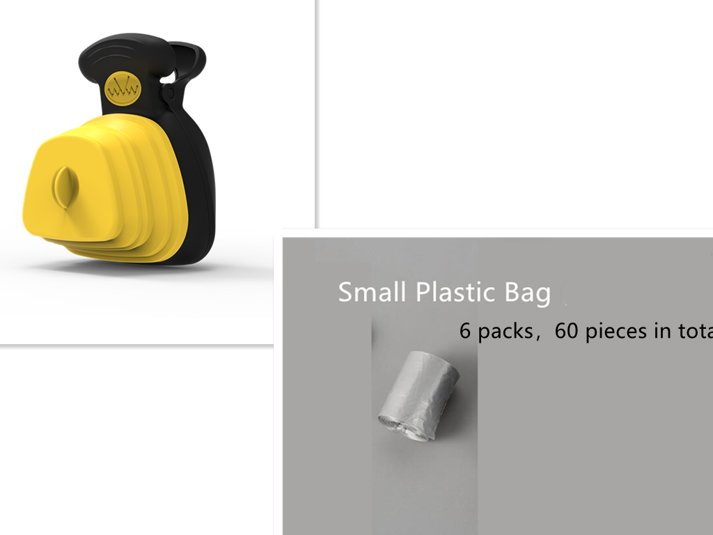 Poop Bag Dispenser with Spoon Tool