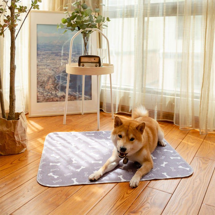 Dog Training Pad with Bone Print Design