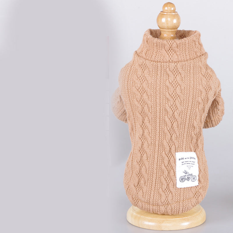 Cozy Knit Pullover Dog Sweater