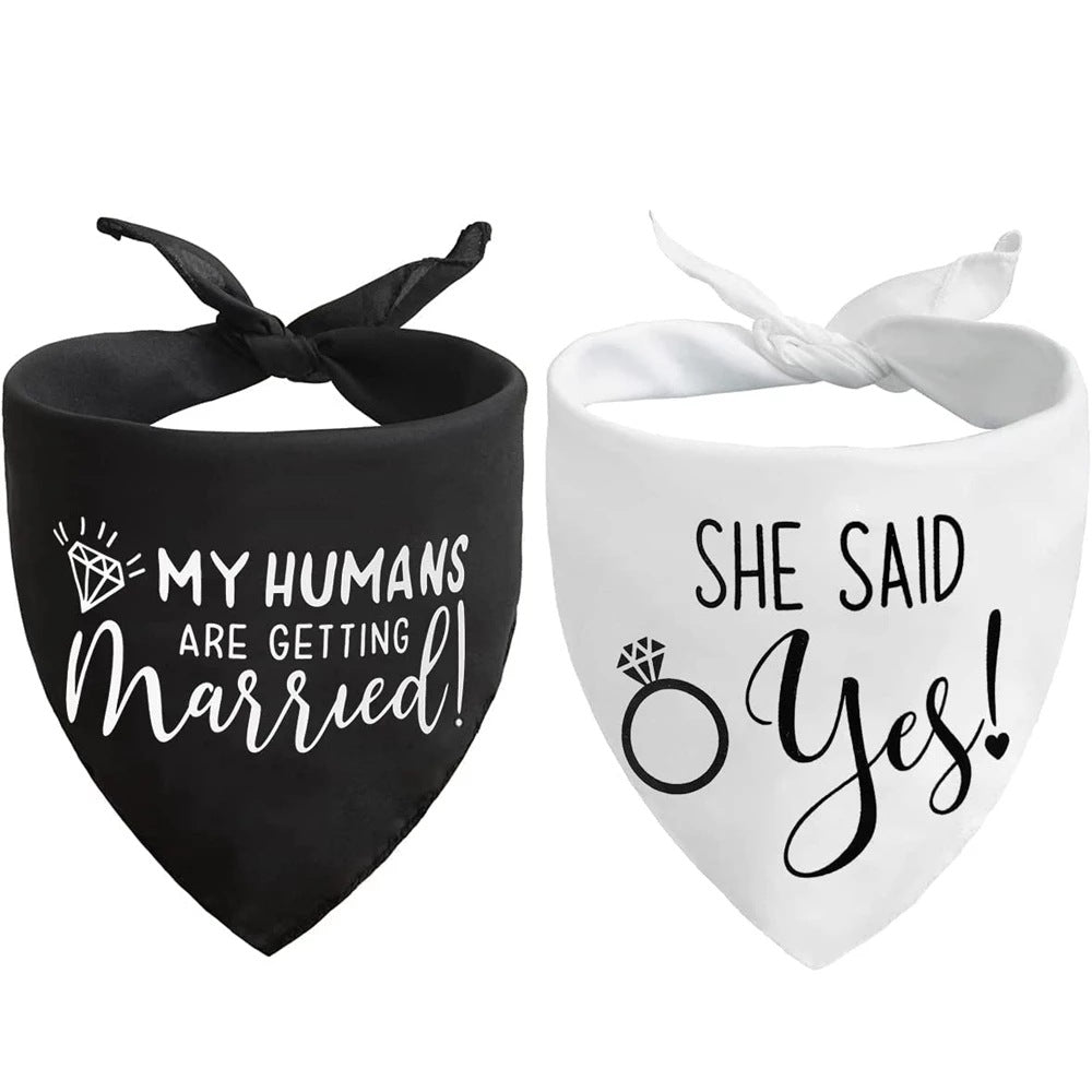 Wedding Bandana for Dogs, 12 Styles