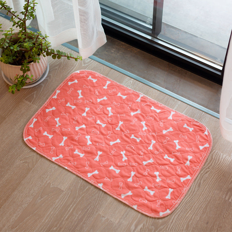 Dog Training Pad with Bone Print Design