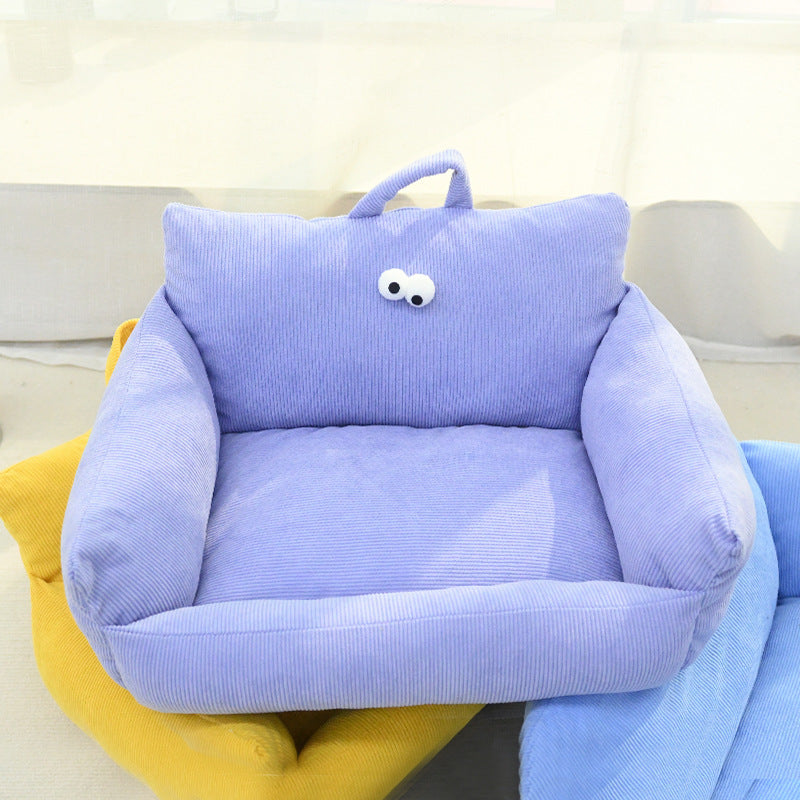 Cozy Winter Sofa Dog House in Multiple Colors