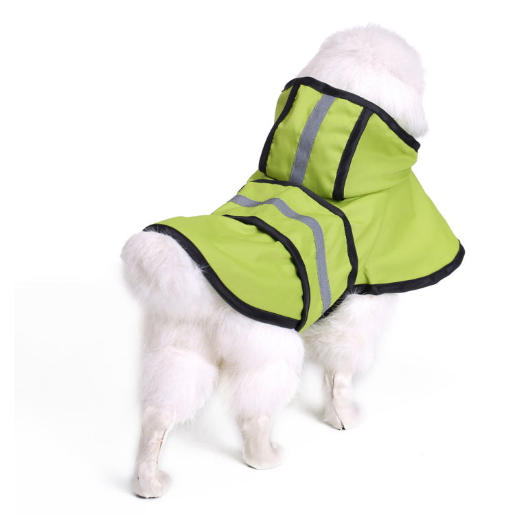 Dog Raincoat Poncho in Multiple Colors