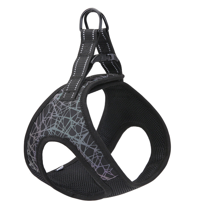 Dog Harness Vest in Blue, Black, and Green