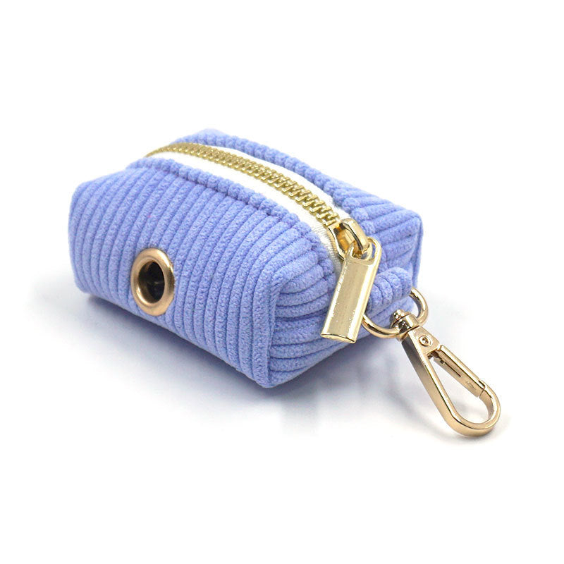 Corduroy Poop Bag Holder for Dogs