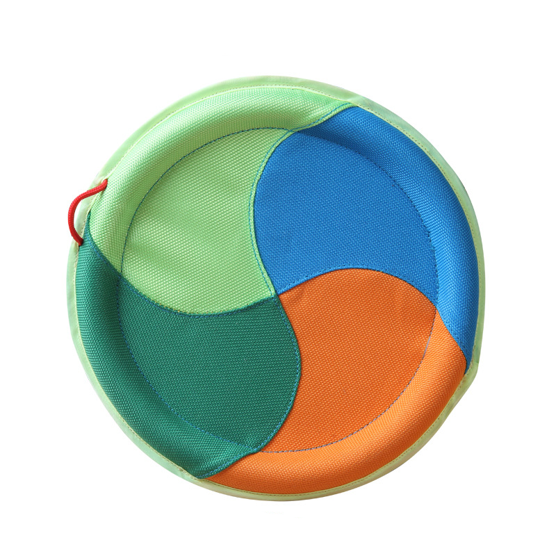 Soft Edge Flying Disc Dog Toy, Colorful & Blue