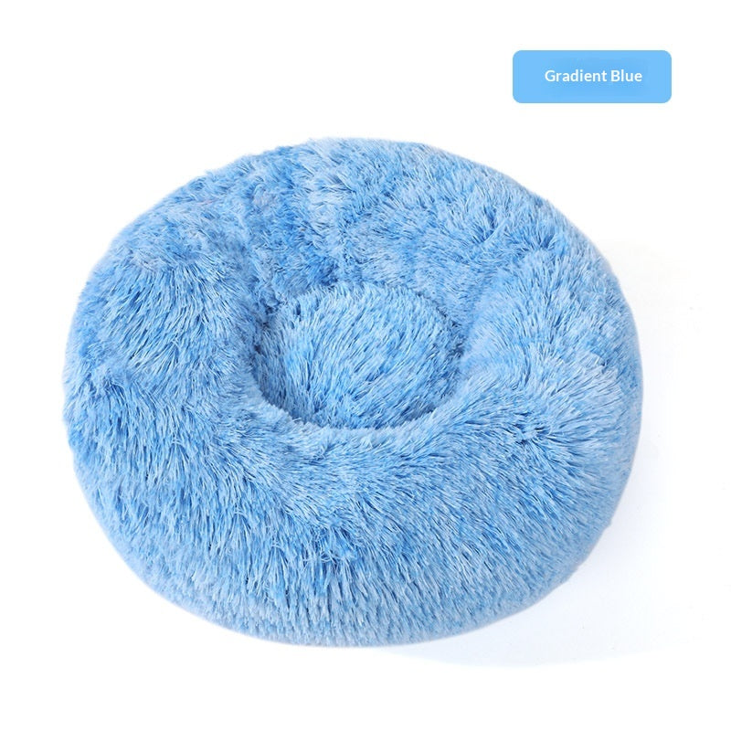 Cozy Gradient Dome Dog Bed for Winter