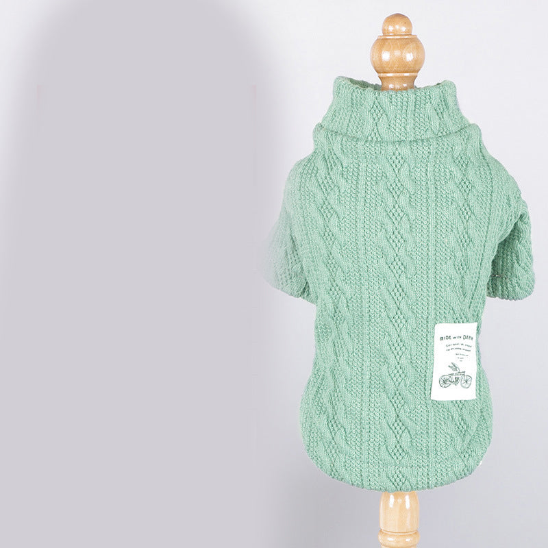 Cozy Knit Pullover Dog Sweater