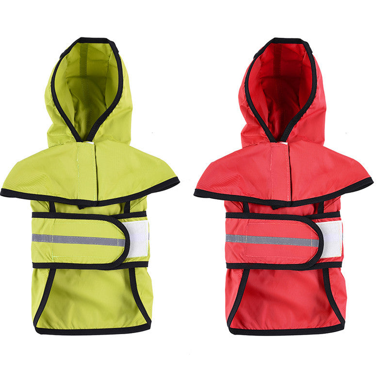 Dog Raincoat Poncho in Multiple Colors