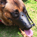 Adjustable Dog Muzzle in Black and Pink