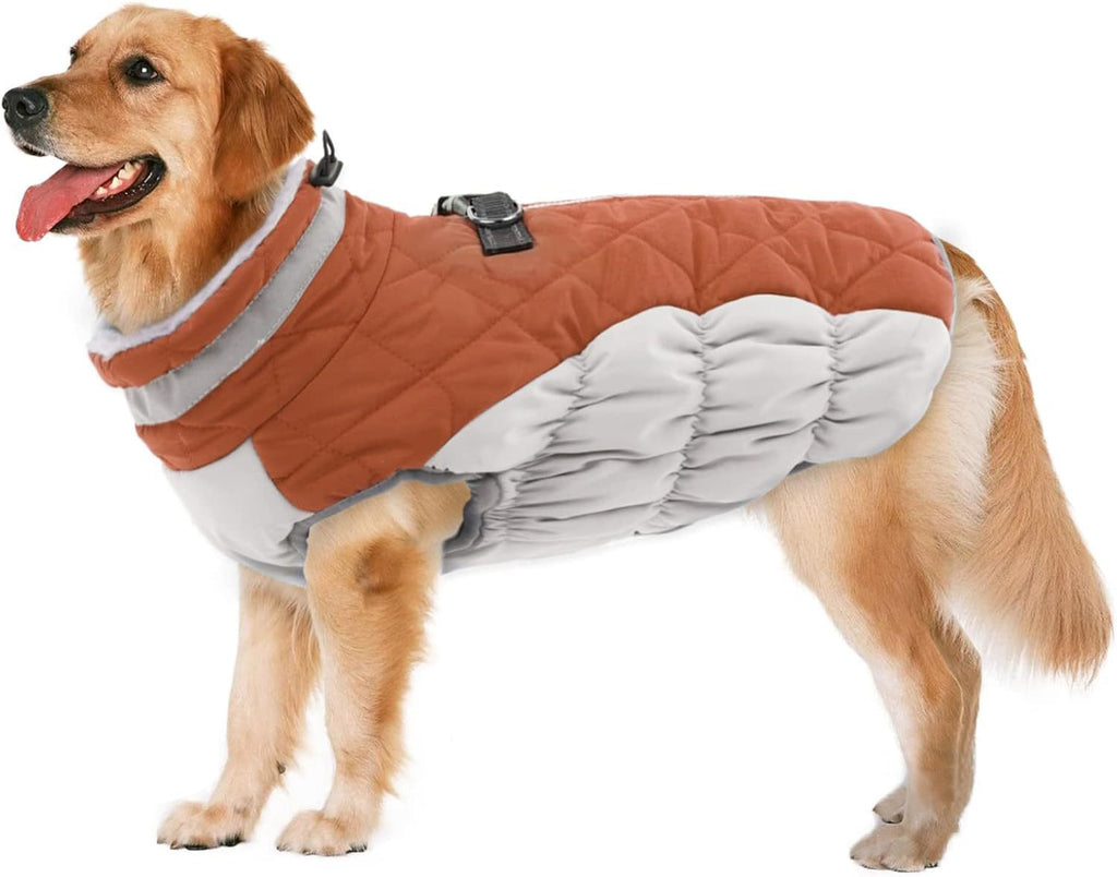 Windproof Padded Winter Dog Coat in 9 Colors
