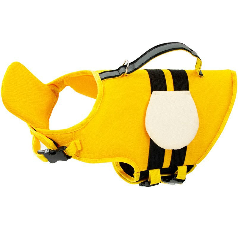Animal-Shaped Dog Swim Vest in Multiple Colors