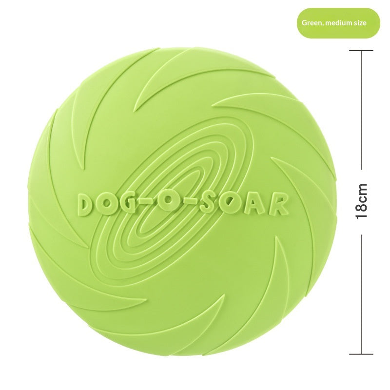 Bite-Resistant Flying Disc Fetch Toy in 6 Colors