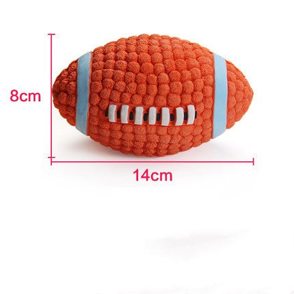 Rugby Tennis Ball Dog Bite Toy