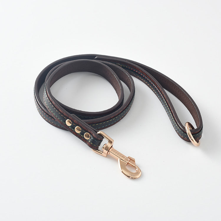 Durable Dog Collar and Leash Set in Multiple Colors