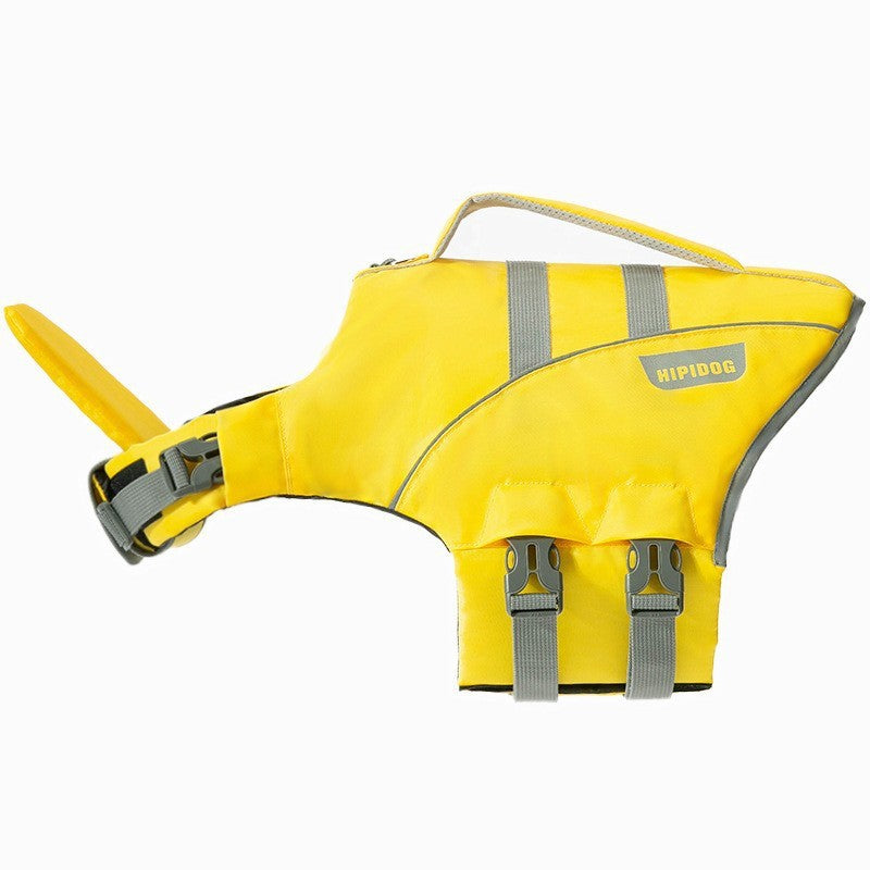 Dog Swim Vest in White, Green and Yellow, XS to 2XL