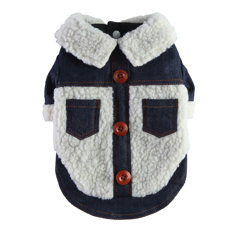 Dog Winter Coat with Breast Collar and Leash