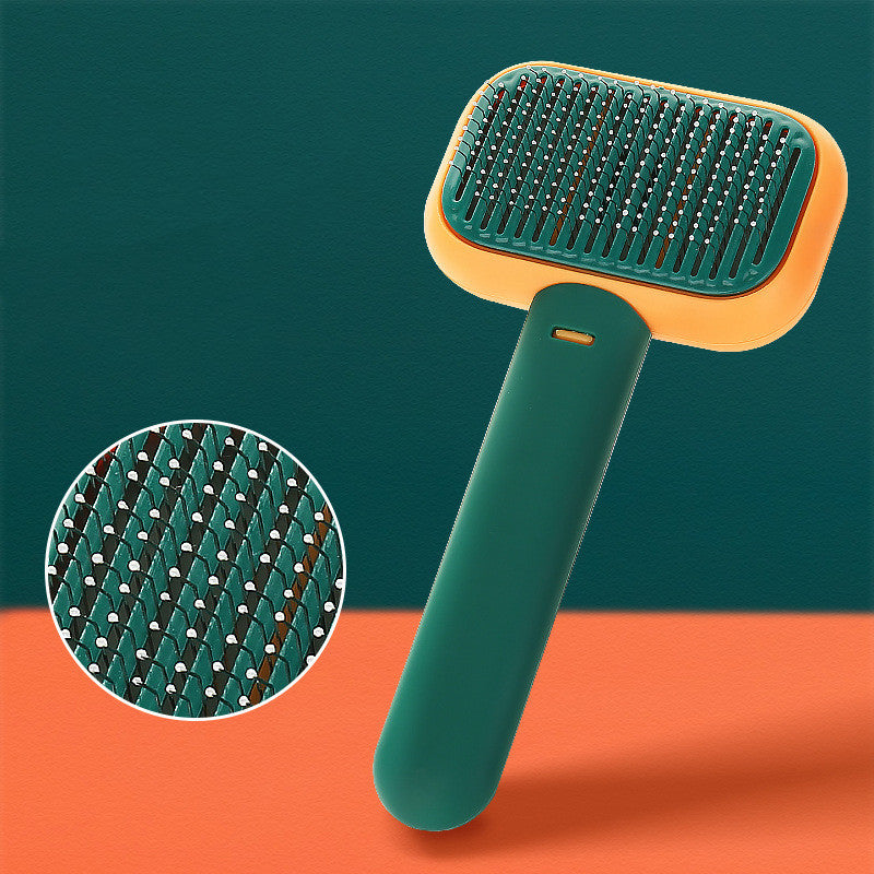 Self-Cleaning Slicker Brush for Dogs