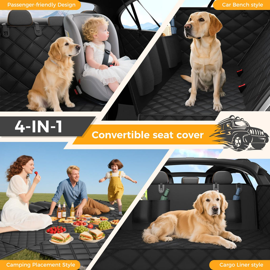 Waterproof Car Seat Cover Hammock for Dogs