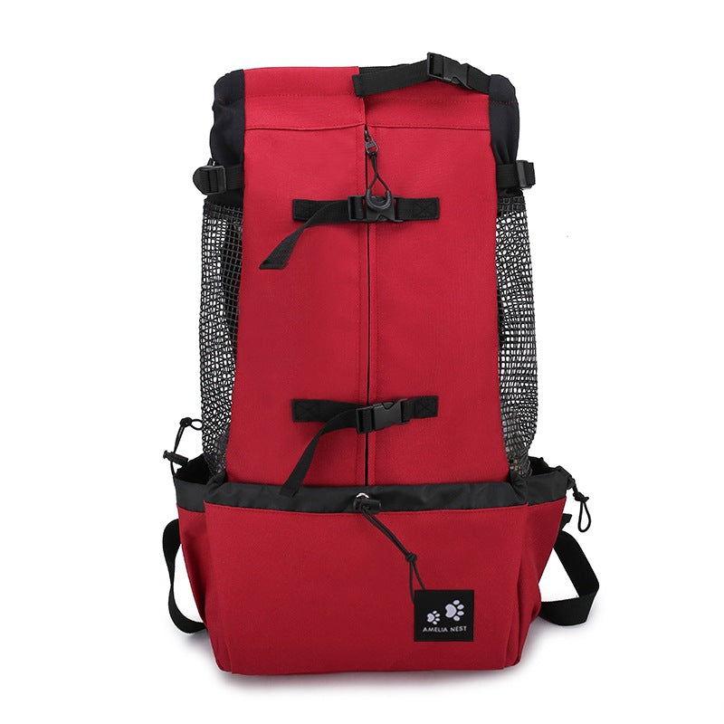 Portable Dog Backpack Carrier in Multiple Colors