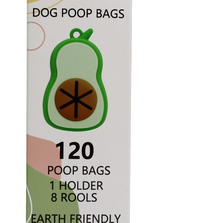 Silicone Waste Bag Clip with Avocado Design