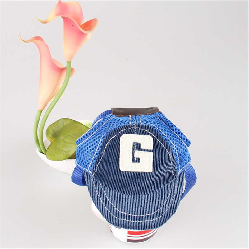 G-Shaped Embroidered Dog Hat