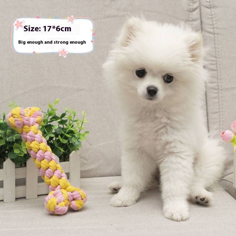 Rope Chew Toy With Knotted Animal Shapes