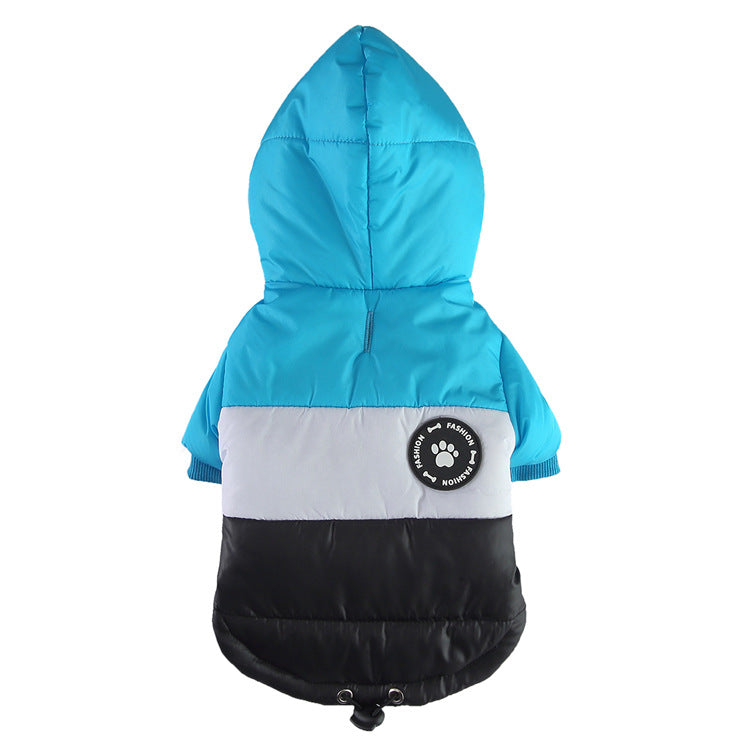 Dog Winter Coat with Breast Collar and Leash