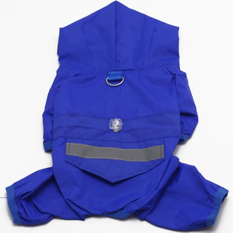 Four-Leg Hooded Dog Raincoat