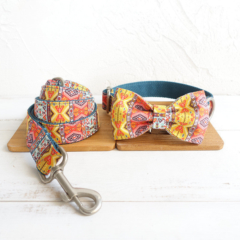 Bohemia Dog Bow Tie Collar