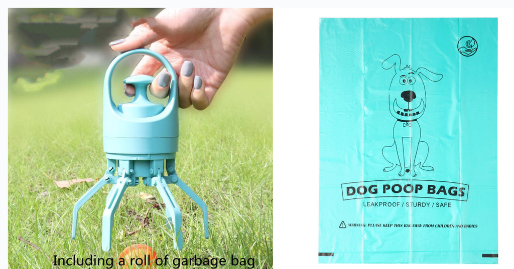 Portable Dog Pooper Scooper With Bag Dispenser