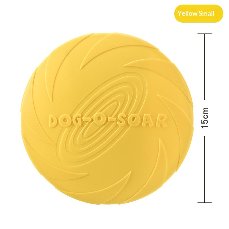 Bite-Resistant Flying Disc Fetch Toy in 6 Colors