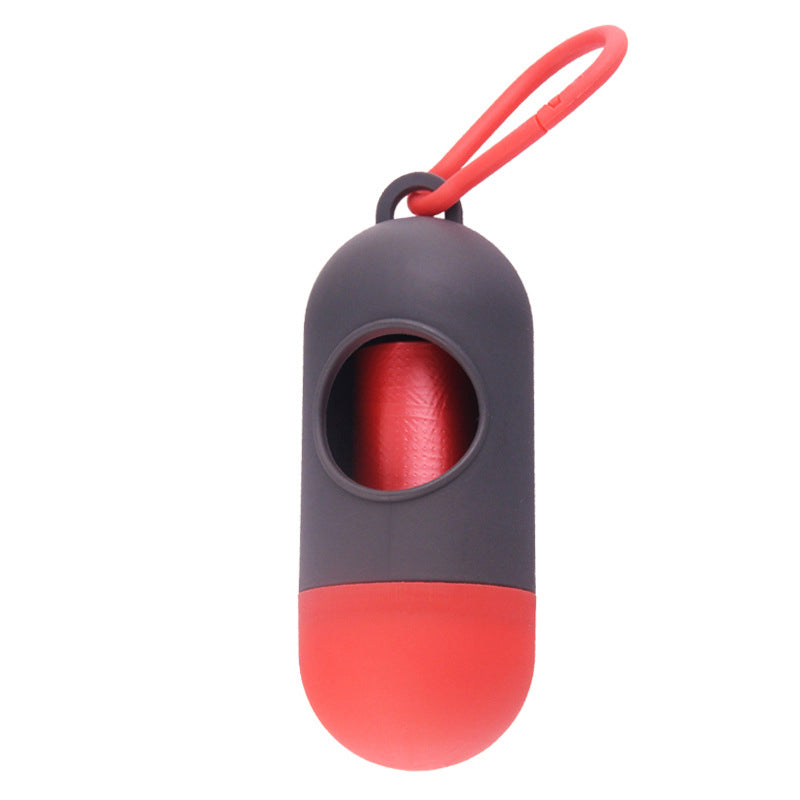 Poop Bag Dispenser With Hook in Multiple Colors