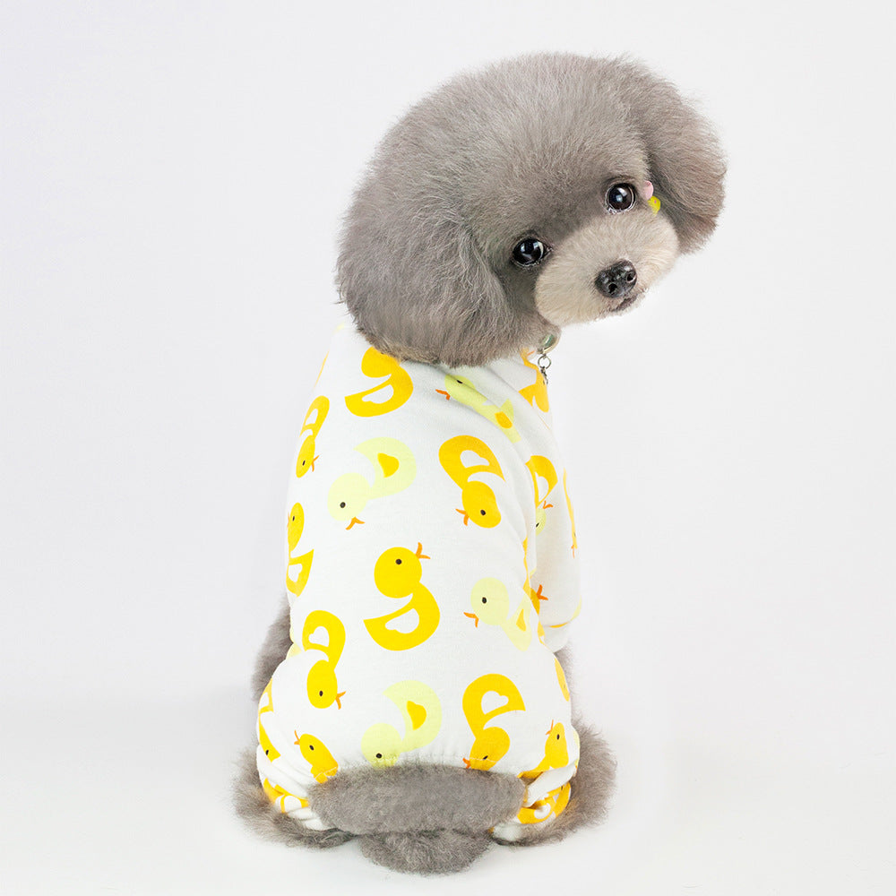 Striped Biker Pajamas for Dogs
