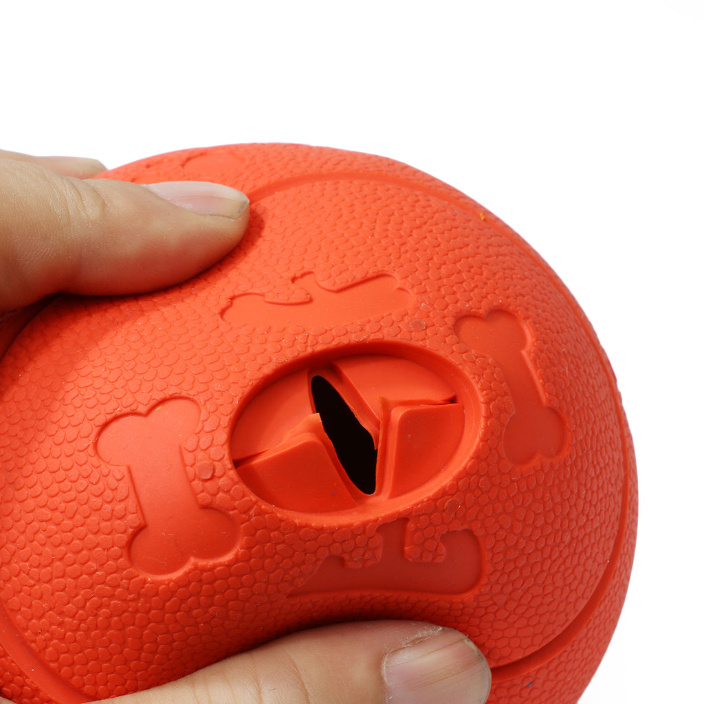 Interactive Treat Dispensing Dog Toy Ball in Multiple Colors