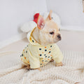 Thickened Yellow Hoodie for Small Dogs