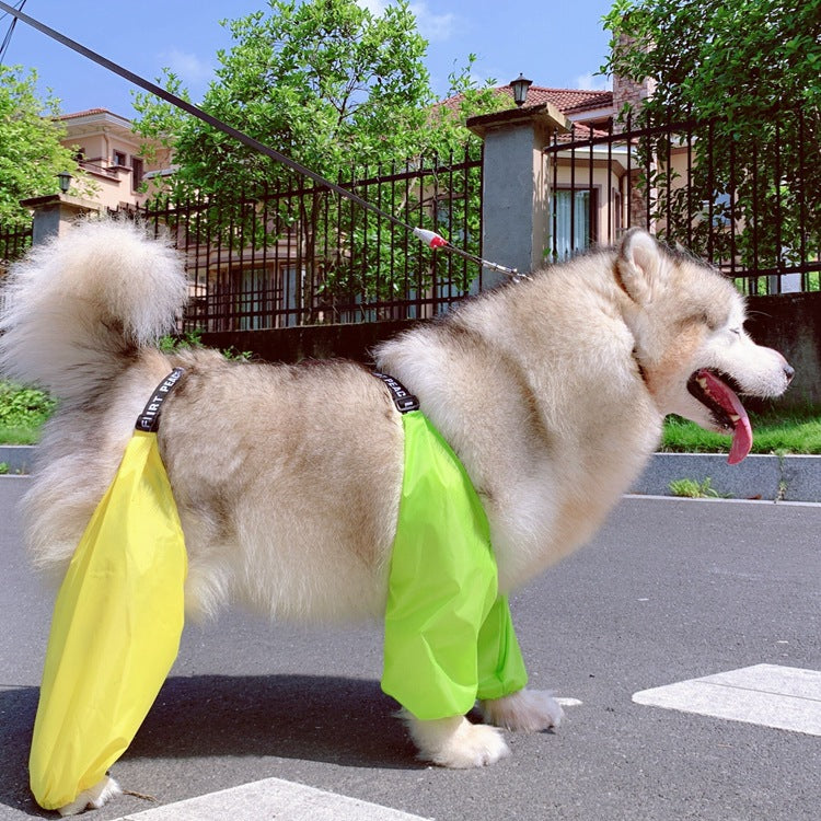 Adjustable Four-Legged Raincoat for Dogs