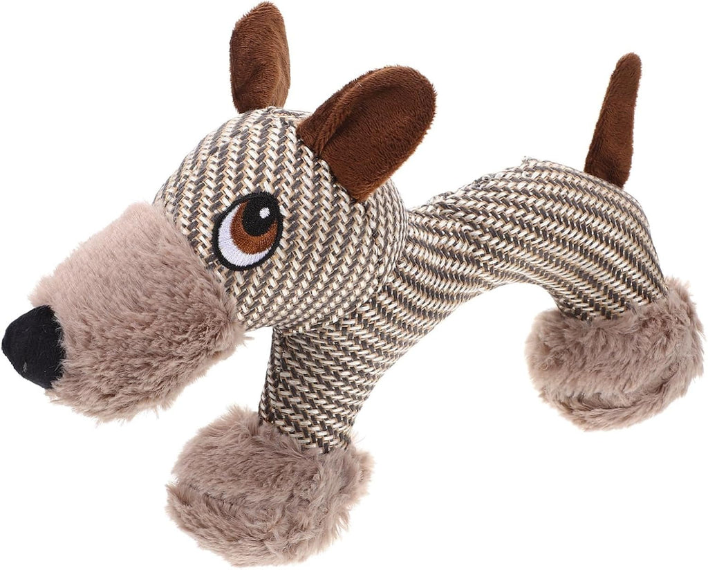 Large Squeaky Plush Dog Toy Puppy & Monkey