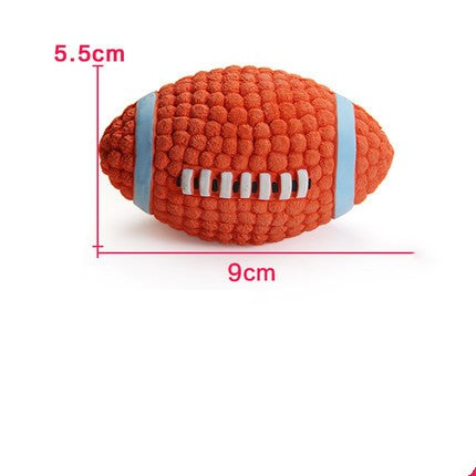 Rugby Tennis Ball Dog Bite Toy