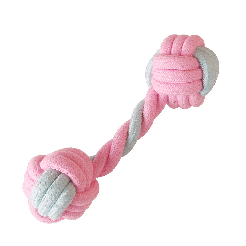 Cotton Rope Dog Chew Toy with Multiple Play Styles