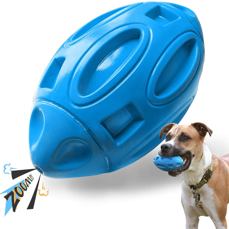Rubber Rugby Chew Toy for Dogs