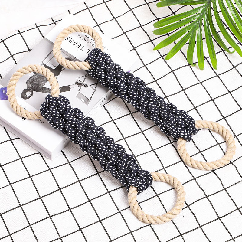 Sturdy Bite-Resistant Dog Tug Toy in Random Color